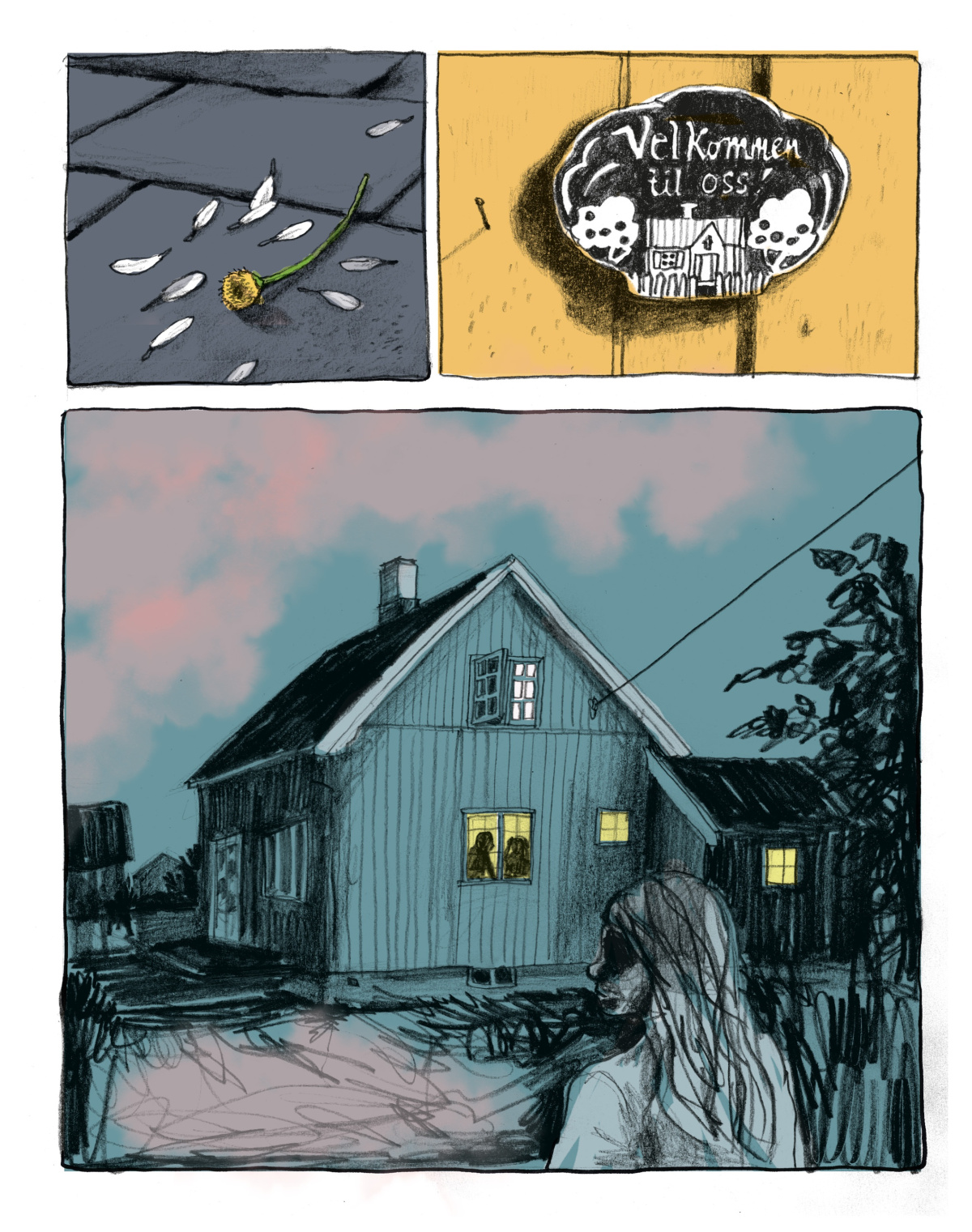 *Bow and Arrow* (2019) av Ida Larmo (side 22), publisert av Cappelen Damm.