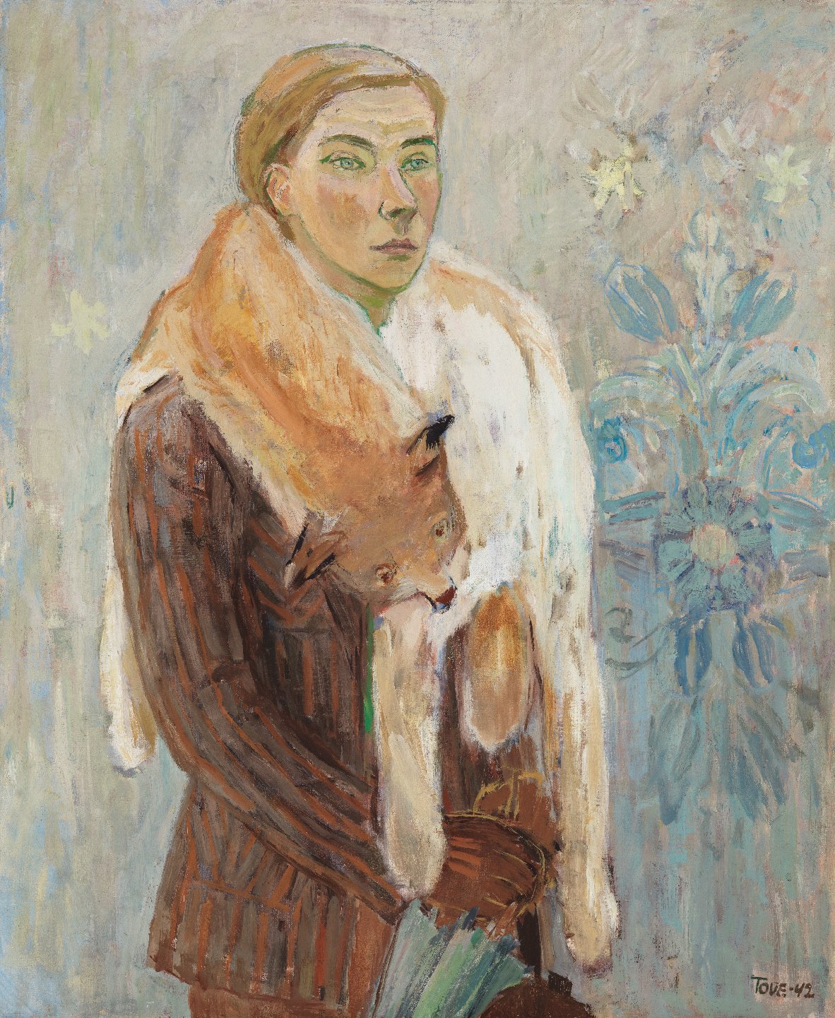 *Lynxboa* (1942) av Tove Jansson, olje på lerret. Foto: Tove Jansson Estate