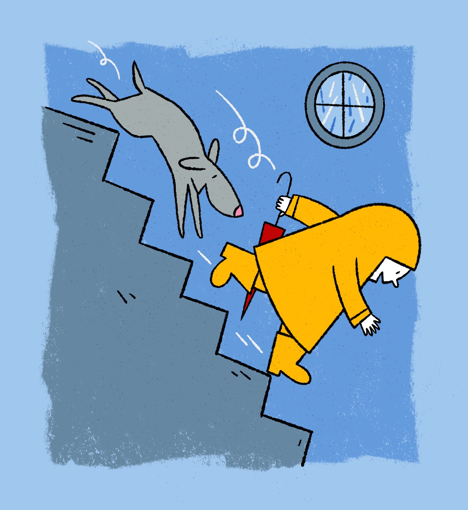 Regnværsdagen (2022) av Max Estes, publisert av Ena Forlag.