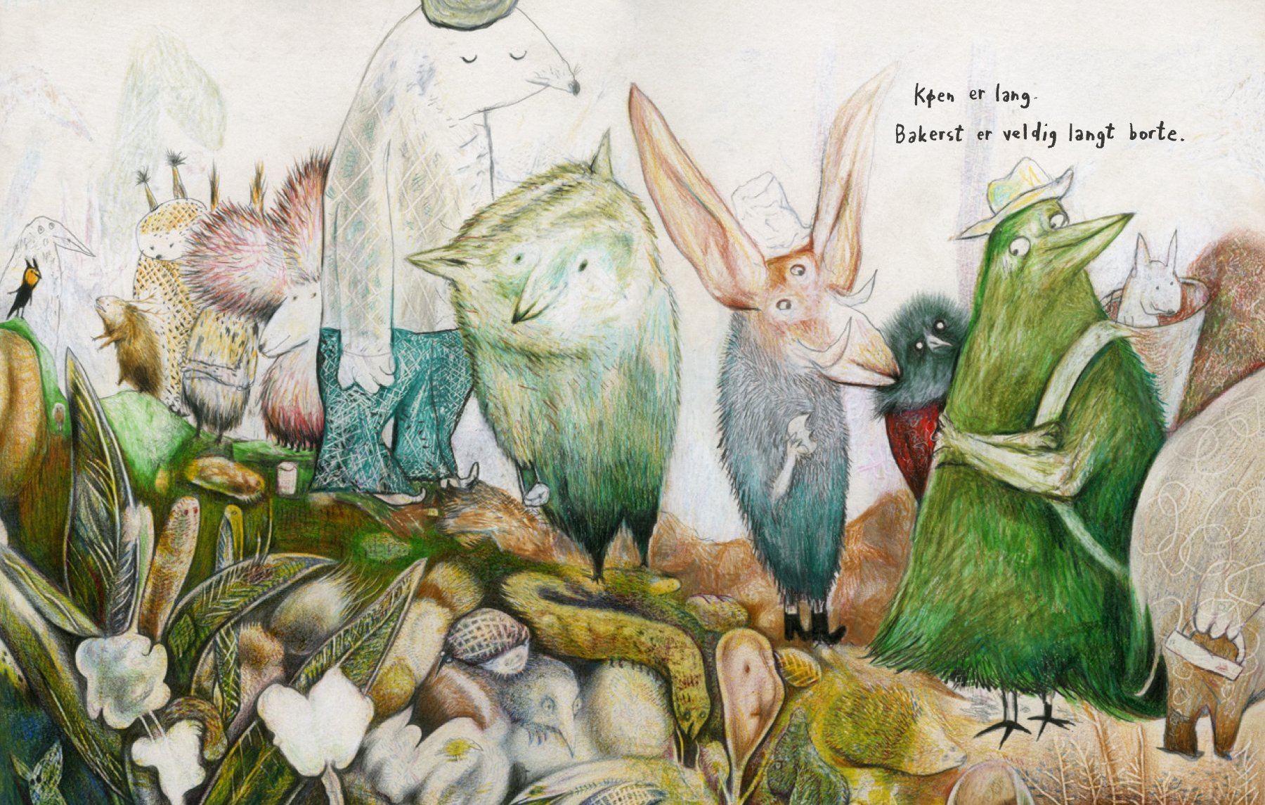 *De står i kø* (2024) av Per Dybvig, utgitt av Aschehoug.