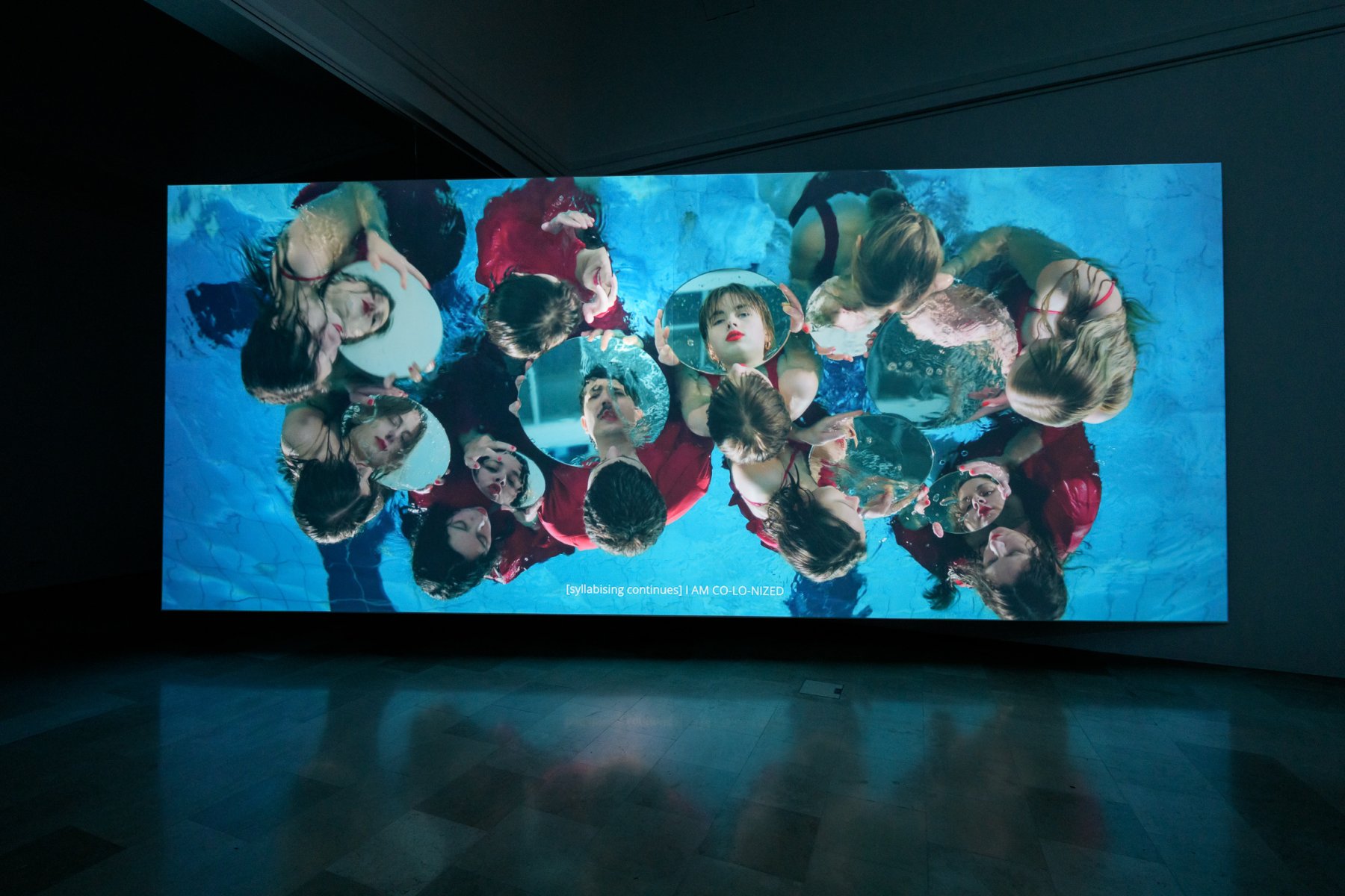 Bogna Burska og Daniel Kotowski, Liquid Tongues 2026, detalj av installasjon, den polske paviljong. Den 61. Veneziabiennalen, Venezia, 2026. Foto: Andrea Avezzù.